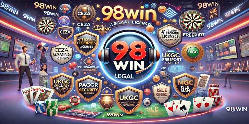 98WIN có giấy phép hợp pháp và thành tựu nổi bật trong cá cược trực tuyến